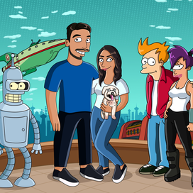 Портрет футурама