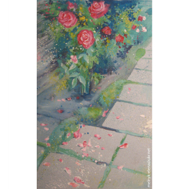 Розы плачут