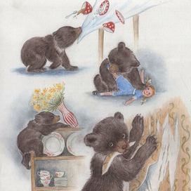 Забавный медвежонок