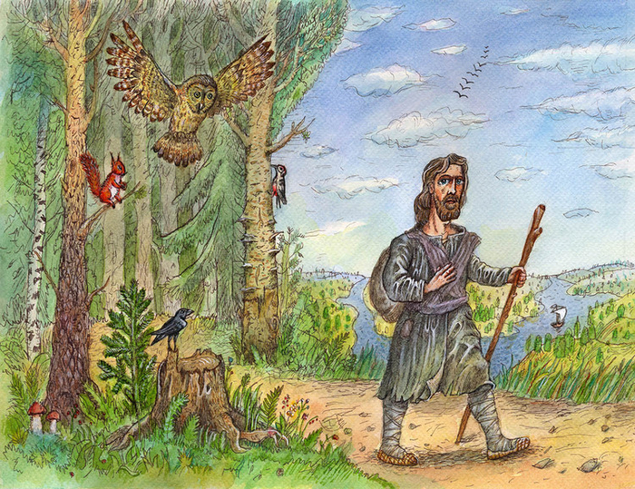 Форзац. "Странник"