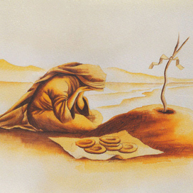 У могилы брата