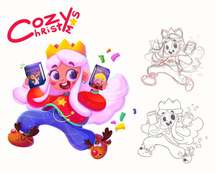 Разработка персонажа для новогодней вечеринки