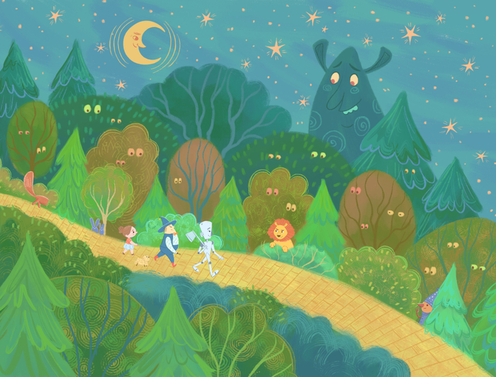 Волшебник страны Оз. Дорога из желтого кирпича