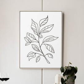 Зарисовка жасмина в интерьере