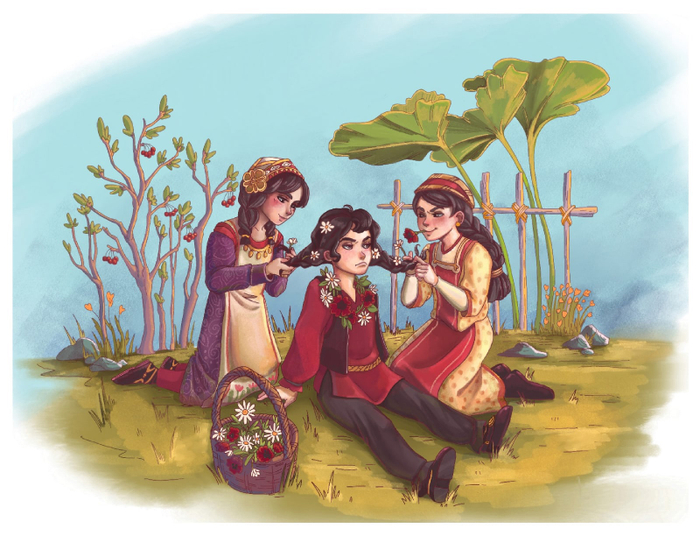 Деревенские дети