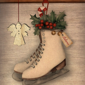 Рождественская открытка