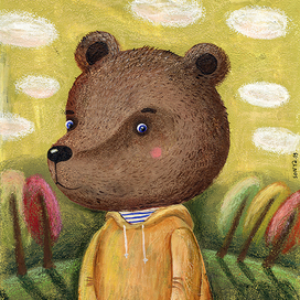 "Мишка в желтом худи" 🐻 