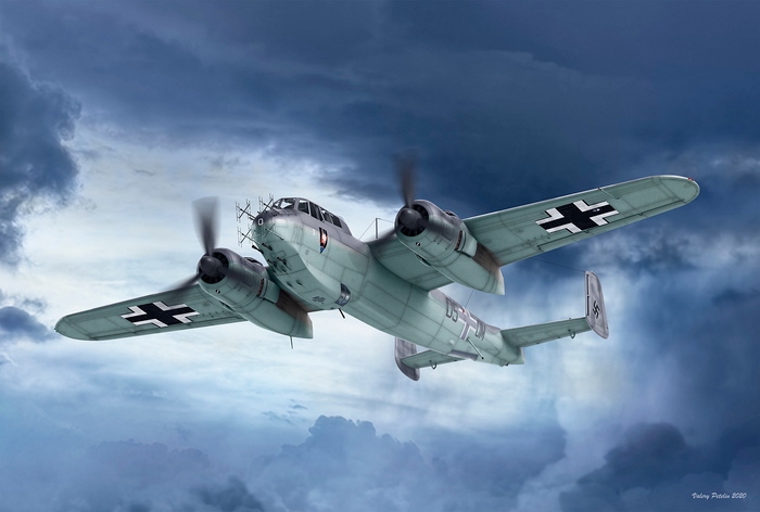 Do 217 J-2 ( box art for ICM )