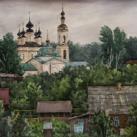 Троицкая и Введенская церкви, г.Плёс