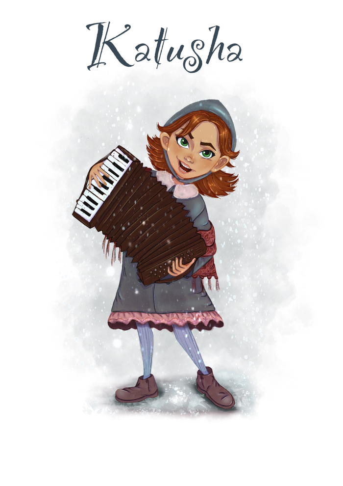 Дизайн персонажа Катюша