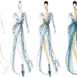 Эскиз платья