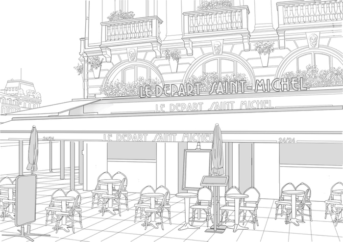 парижское кафе