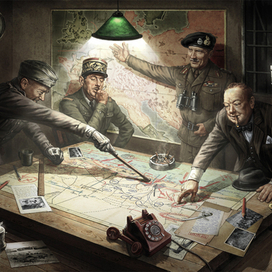 иллюстрация к игре – стратегии "LIBERATORS"   