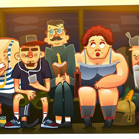 Очередной день в метро