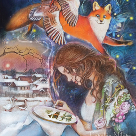 Вышивальщица