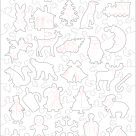 Пазл новогодний