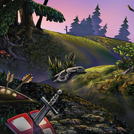 Фон анимационного рекламного ролика