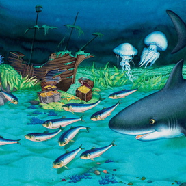 разворот к книге"плаваем в морях"