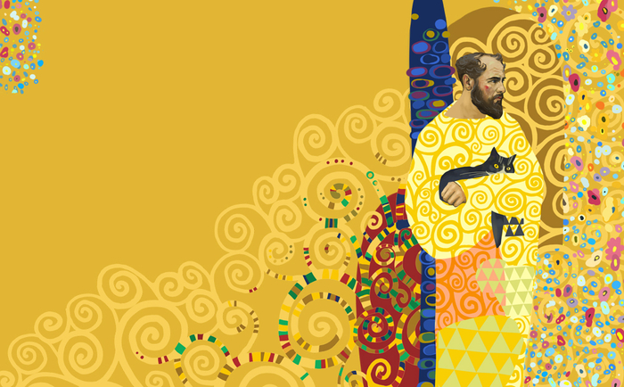 портрет Густава Климта