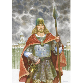 Иллюстрации к книге В.Чирвинского "Беларусь в войнах и событиях" Полоцкий князь Брячеслав Иванович