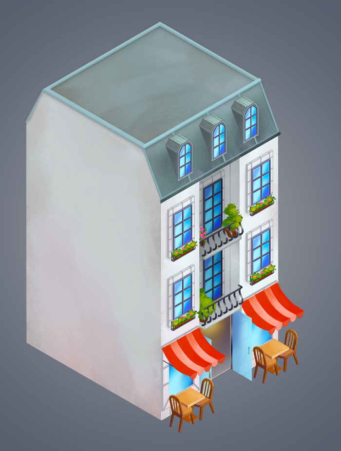 Дом в изометрии