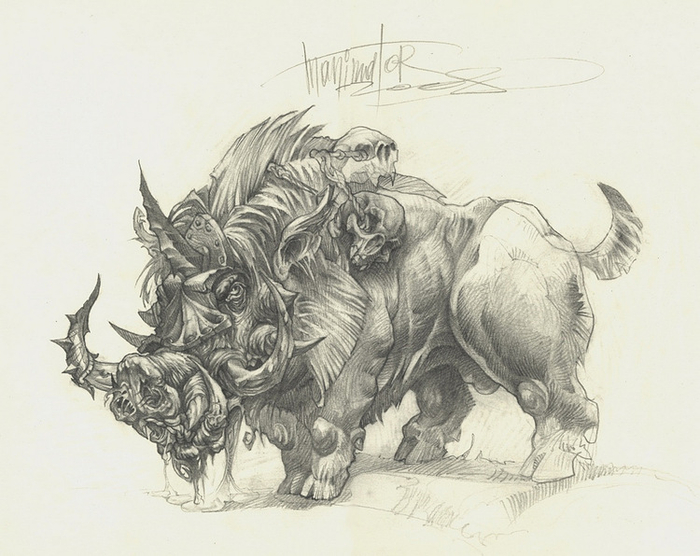 Боевой кабан ОРКОВ