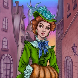 Девушка из 19 века