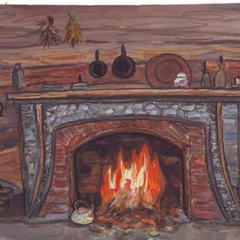 Очаг в доме викинга