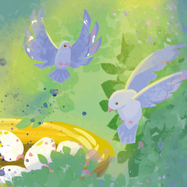 Пасхальная Иллюстрация 