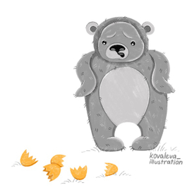 Мишка разозлился