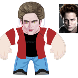 Роберт Паттисона на куклу