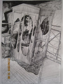 Зеркальный шкаф в Музее Маяковского