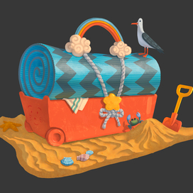 Пляжный сундук 