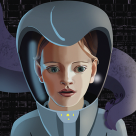 девочка и пришелец