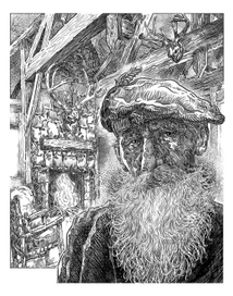 ...в сторожке у бывалого охотника...