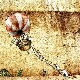 Спасение Муми-троллей на воздушном шаре