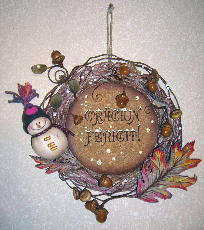 Рождественские украшения ручной работы