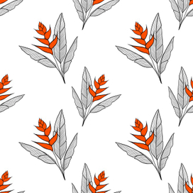 Паттерн с цветком