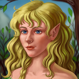 Портрет эльфийки