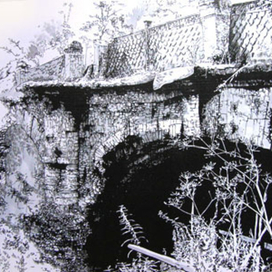 мост в усадьбе Середниково