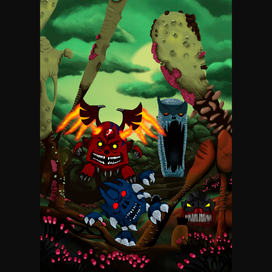  Дизайн жлых персонажей для игры