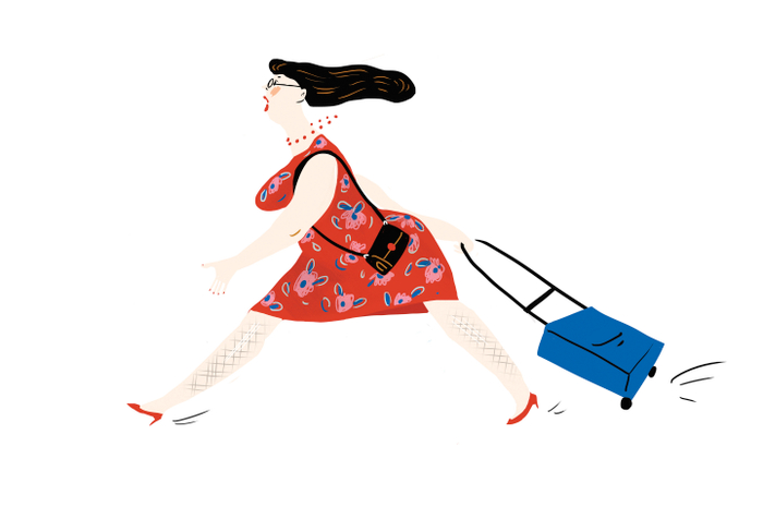 самолёт вот-вот улетит