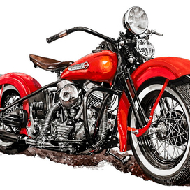 мотоцикл 1948 Harley-Davidson EL