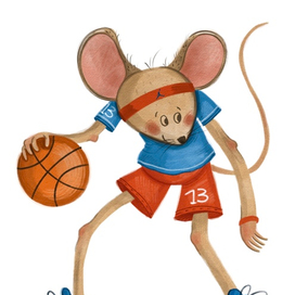 Мышь-баскетболист 