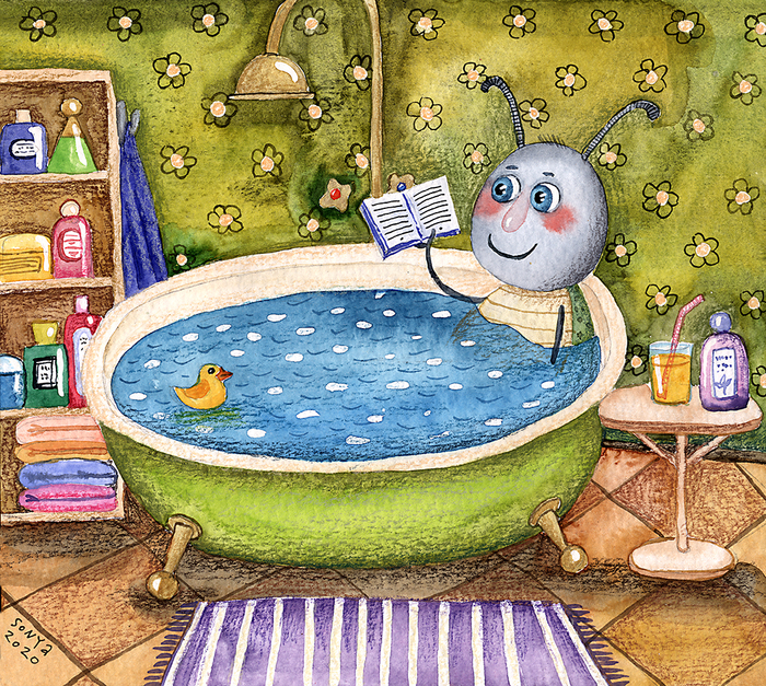 новый эпизод из жизни букашки