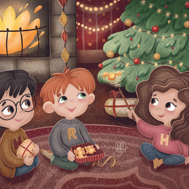 Открытка Гарри Поттер