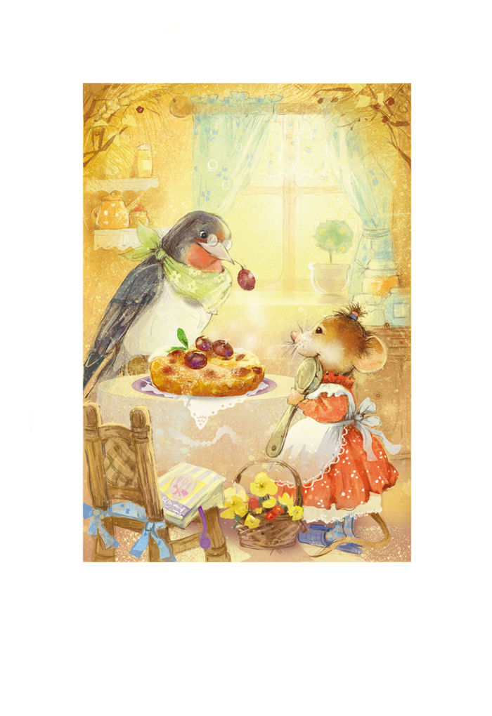 "Пирога, сливового..не желаете?"