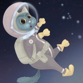 Котик-космонавт «Каникула»