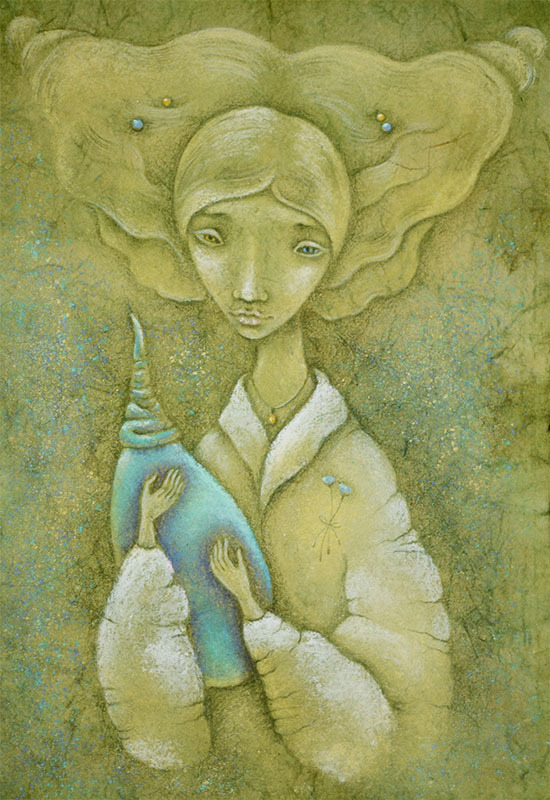 Девушка с бирюзовым кувшином