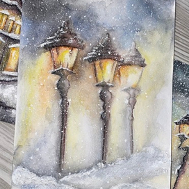 Фонари Зимой